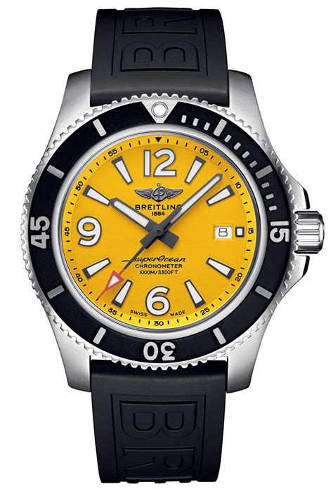 breitling watch yellow|breitling prezzi listino.